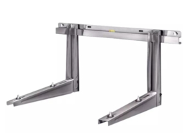RVS Wandconsole , muurbeugel 800x375x465mm 140 KG