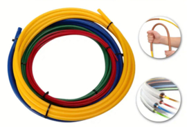 Nylon buigveren met de maten : 1/4 - 3/8 - 1/2 - 5/8 , Lengte 3 meter