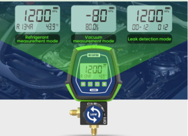 Vacuüm & Zuigdruk  meter ideaal voor split airco