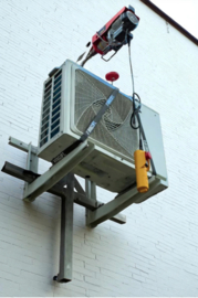 muurbeugel wandbeugel Takel Klima Lift voor Airco / warmtepompen