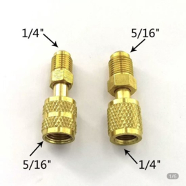 Verkoop pluggen 2x voor R32 van 1/4-5/16 &  5/16-1/4