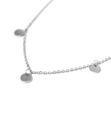 Label Kiki - Label necklace zilver