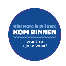 Vloersticker 'Ze zijn er weer!'