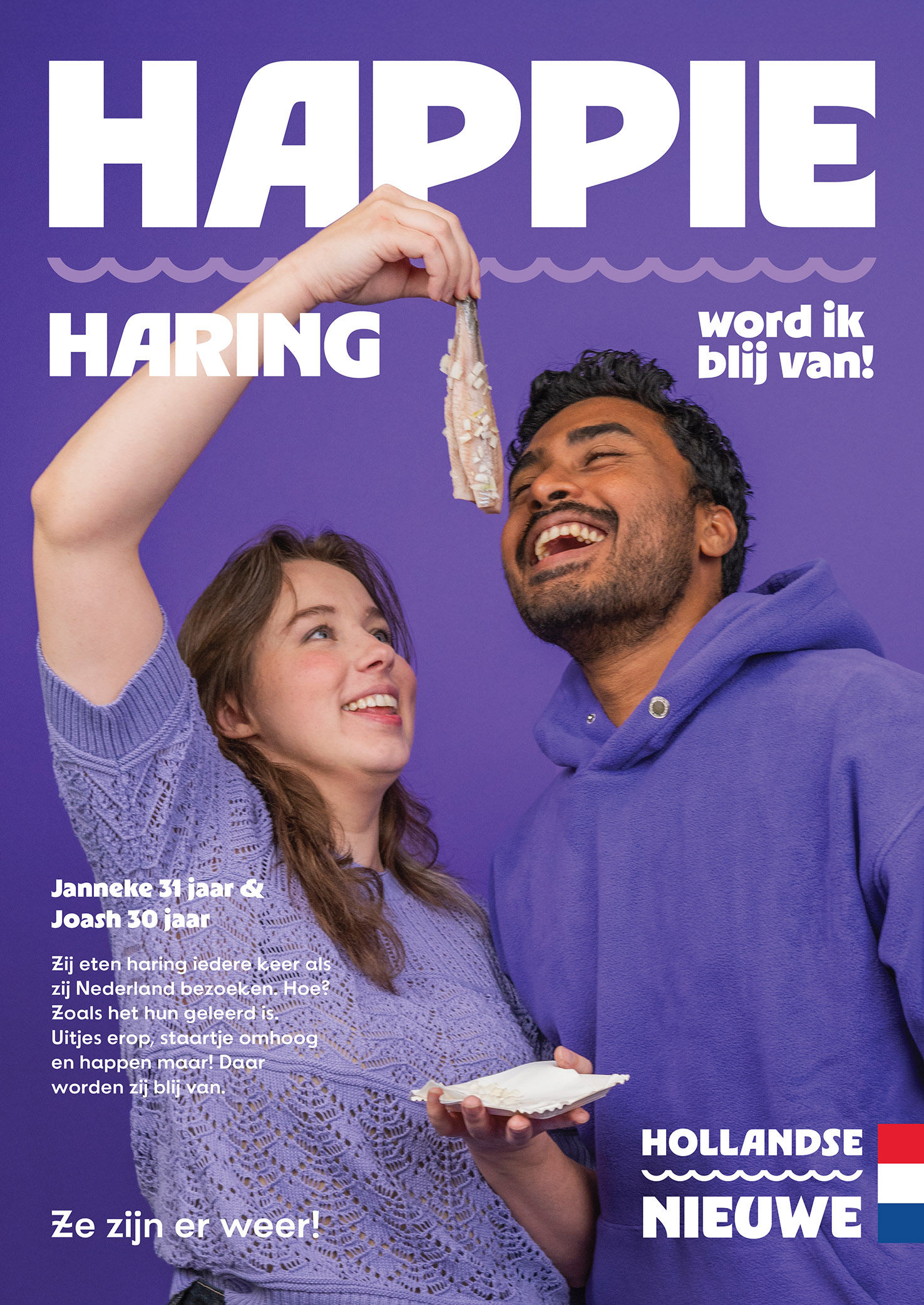 Poster B1-formaat - Happie Haring
