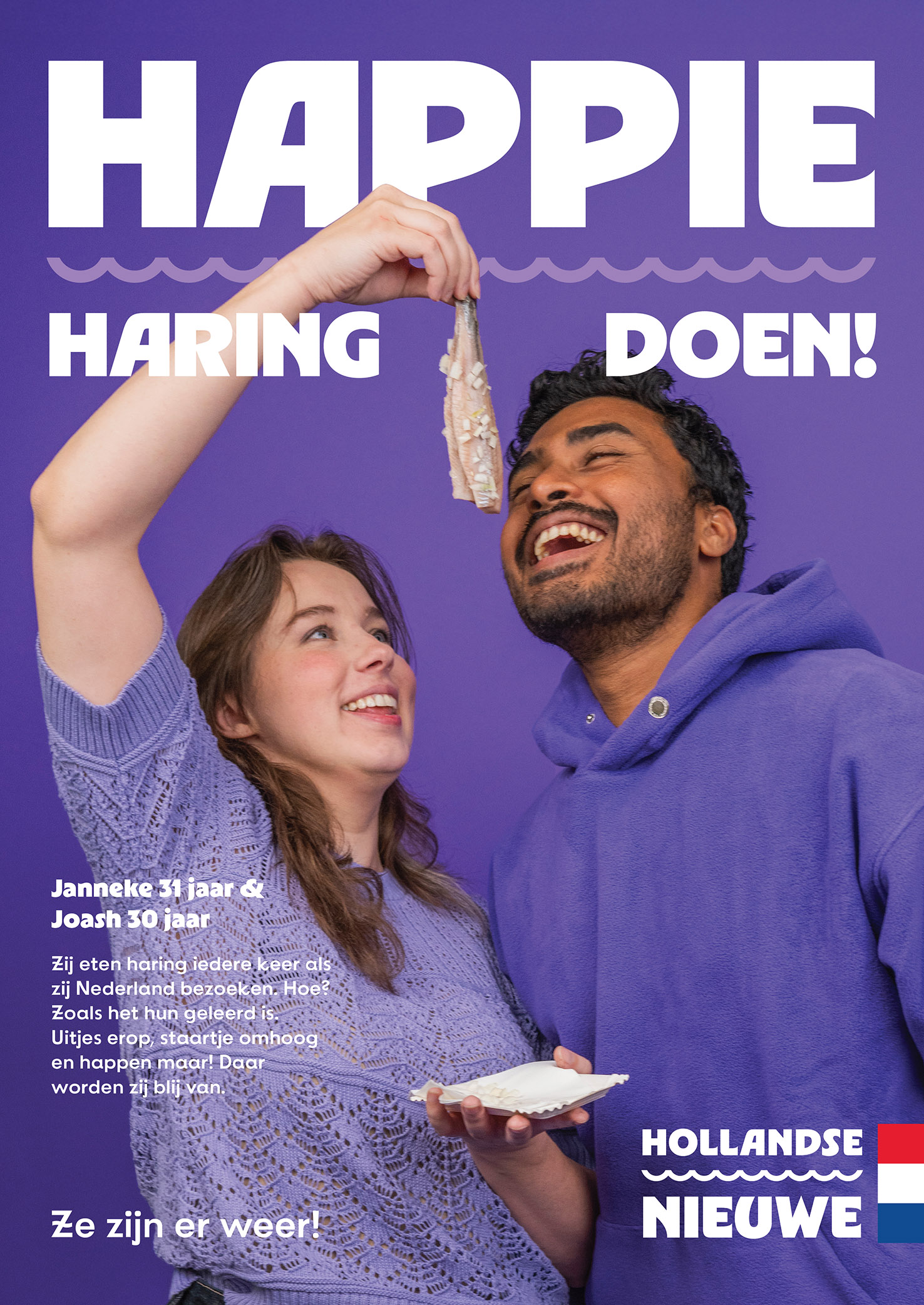 Poster A1-formaat - Happie Haring
