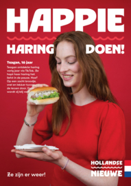 Poster B2-formaat - Happie Haring doen!