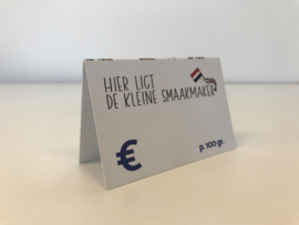 Schapkaartje ''Hier ligt de kleine smaakmaker'' (3 stuks)