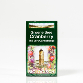 Groene thee met cranberry