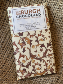 Van der Burgh -  34% Melkchocolade met Ethiopische koffie