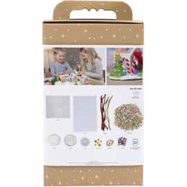 Knutselpakket - Kerstdorp maken van Strijkkralen