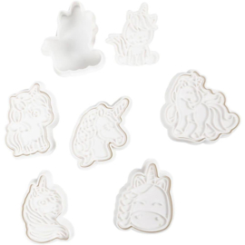 Uitstekers met stempel van Eenhoorns - 6 st
