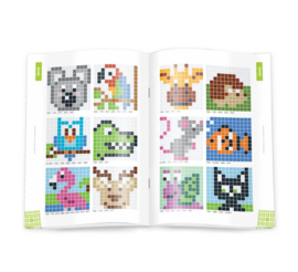 Pixelhobby XL Patronenboekje voor basisplaat 6 x 6 cm met XL pixels