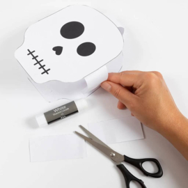 Knutselidee: Halloween Skelet knutselen