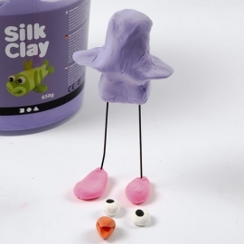 Knutselidee: Vogels van Silk Clay