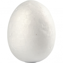Styropor Eieren - hoogte 3,7 cm - 10 st