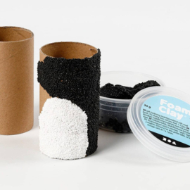 Knutselidee : Pinguins van Karton en Foam Clay
