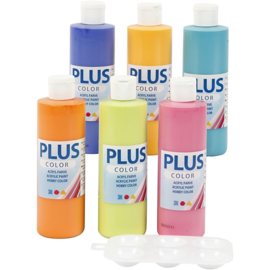 Plus Color Acrylverf 6 x 250 ml