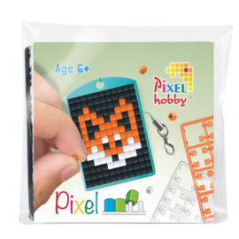 Pixelhobby Sleutelhanger Vos
