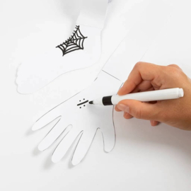Knutselidee: Halloween Skelet knutselen