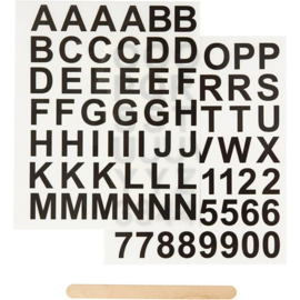 Rub-On Stickers - Alfabet - o.a. voor textiel