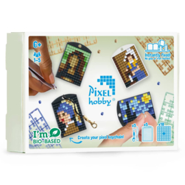 Pixelhobby Sleutelhangers - Thema Box Kunst - incl. 18 matjes