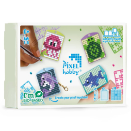 Pixelhobby Sleutelhangers - Thema Box Zeedieren - incl. 18 matjes