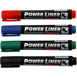Power Liner - 4  Permanente Markers