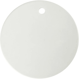 Label Porselein - 15 cm - wit