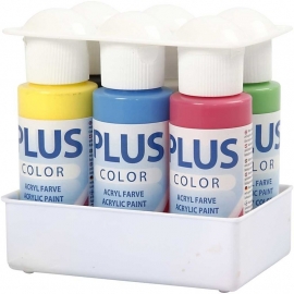 Plus Color Acrylverf - 6 x 60 ml - Color School