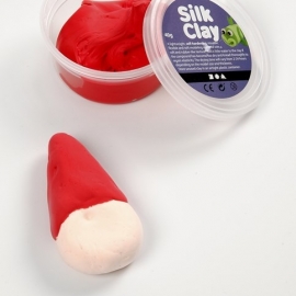 Knutselidee - Kerstversiering van Silk Clay