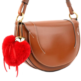 Pompom Hart Hanger - 9 x 9 cm