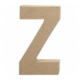 Papier-mache Letter Z | 20 cm