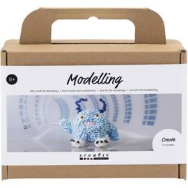 Knutselpakketje Monster Bobby - Foam en Silk Clay