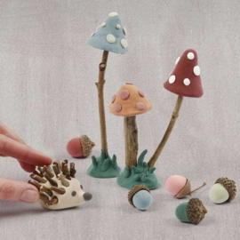 Knutselidee: Silk Clay Herfst Figuren