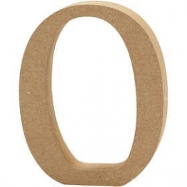 MDF Letter O 13 cm