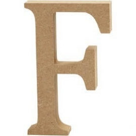 MDF Letter F 13 cm