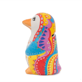Spaarpot Pinguin - wit - 11 x 6 cm