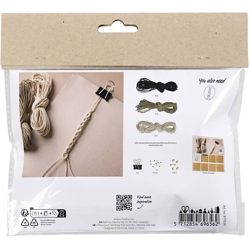Mini Hobbyset Macramé - 3 Armbandjes maken