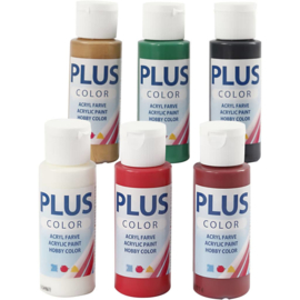 Plus Color Acrylverf Najaarskleuren | 6 x 60 ml