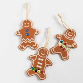 Kerst Knutselen idee : Peperkoek mannetjes maken
