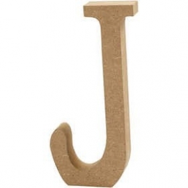 MDF Letter J 13 cm