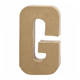 Papier-mache Letter G | 20 cm