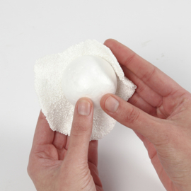 Knutselidee: Sneeuwpoppen van Foam Clay