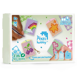 Pixelhobby Sleutelhangers - Thema Box Schattig - incl. 18 matjes