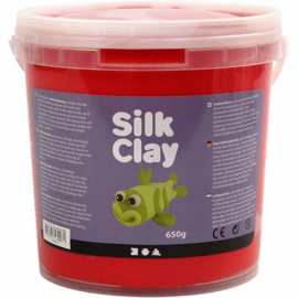 Silk Clay - Klei - 650 gr Rood