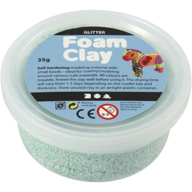 Foam Clay Glitter - 35 gram - Keuze uit 12 kleuren