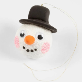 Knutselset Kerstballen maken - Sneeuwpop en Rendier