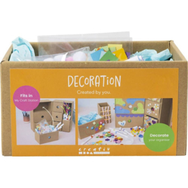 Mini Knutselstation Decoratie | 17,5 x 9,5 x 9,5 cm