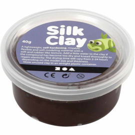 Silk Clay - Klei - 40 gr Bruin