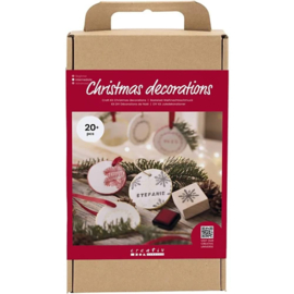 Hobbyset Kerstdecoratie maken van zelfhardende Klei